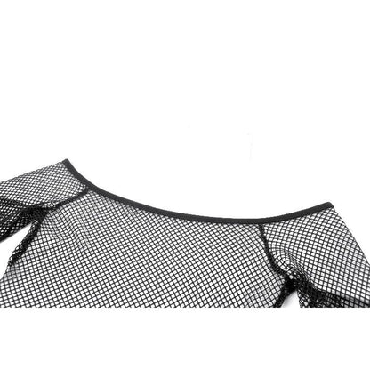 Punk Versatile Mesh Top (✦ Dark In Love) TW671