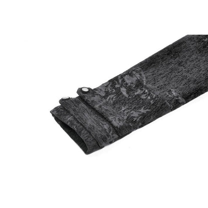 Gothic Jacquard Velvet Coat (✦ Dark In Love)