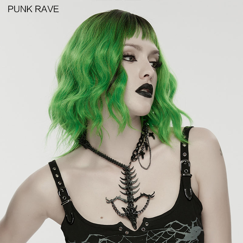 Sealed Devil Dragon Bone Necklace (✦ Punk Rave) WS-886LHF