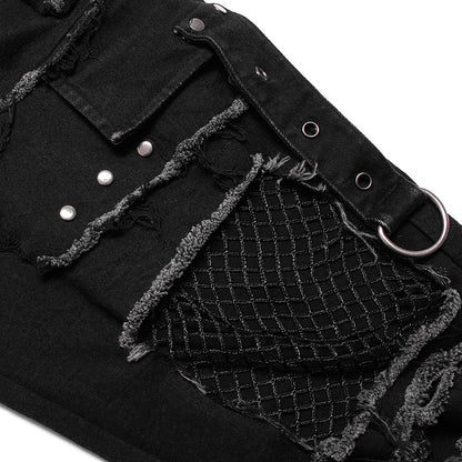 Punk Decadent Trousers (Black) (✦ Punk Rave) WK-503XCM
