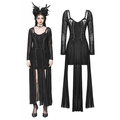 The Gothic Elegant Spider Long Dress (✦ Dark In Love)