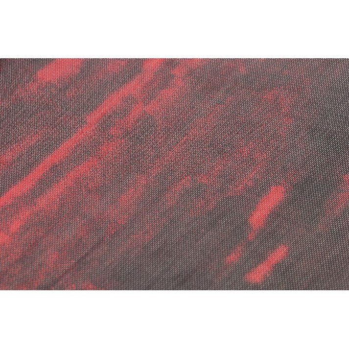 Black and Red Tie-Dye Mesh Versatile Basic Top (✦ Dark In Love) TW620