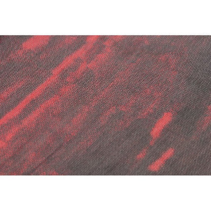 Black and Red Tie-Dye Mesh Versatile Basic Top (✦ Dark In Love) TW620