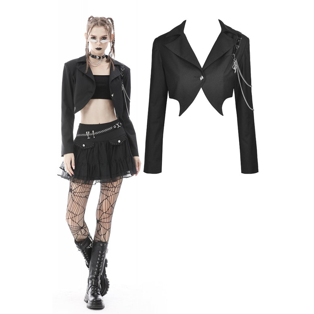 Devil magic sexy crop jacket (✦ Dark In Love) jw232