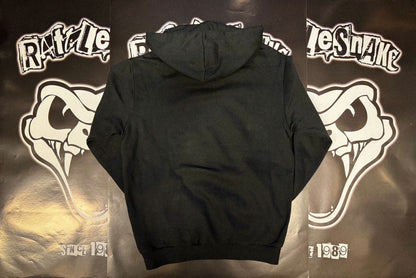 RATTLESNAKE Unisex Hoodie: Snakehead Logo (Black)