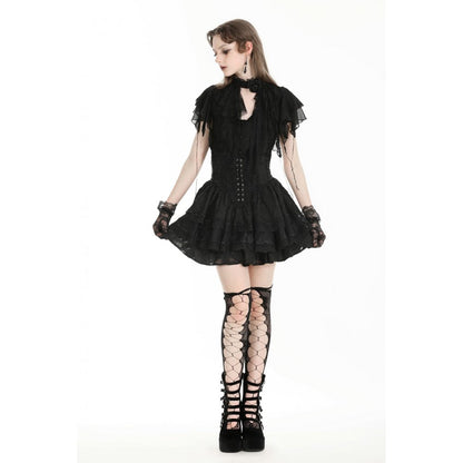 Playful gothic flouncy puff skirt (✦ Dark In Love)