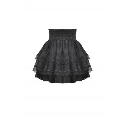 Playful gothic flouncy puff skirt (✦ Dark In Love)