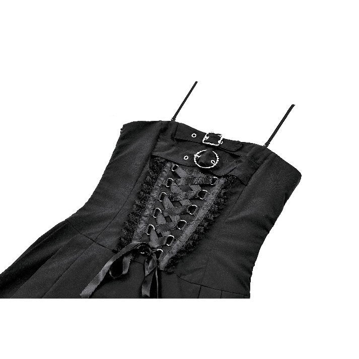Gothic Mini Dress with Buckles (✦ Dark In Love) DW1212