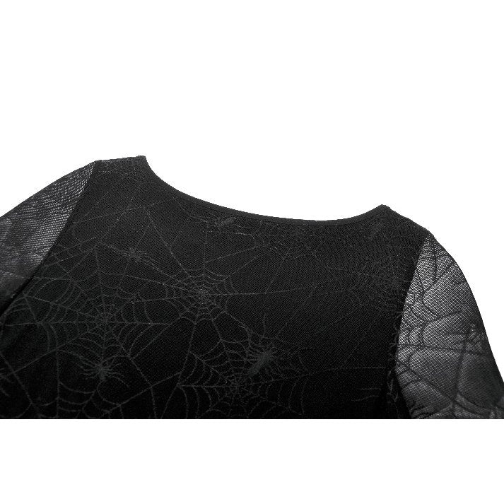 The Gothic Elegant Spider Long Dress (✦ Dark In Love)