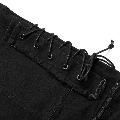Punk Decadent Trousers (Black) (✦ Punk Rave) WK-503XCM