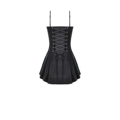 Gothic Mini Dress with Buckles (✦ Dark In Love) DW1212