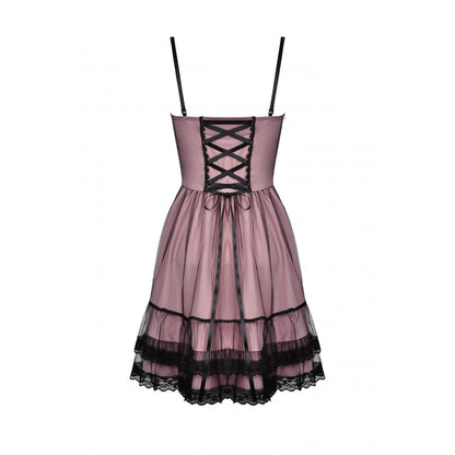 Cool mesh pink doll dress (✦ Dark In Love)