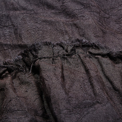 Punk Noble Linen Men Shirt (Black) (✦ Punk Rave) Y-714-BK