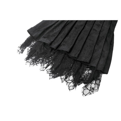 Gothic Dark Demon Pleated Dress (✦ Dark In Love)
