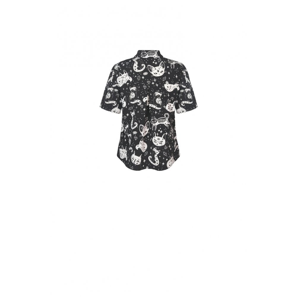 Star divination leisure vacation blouse (✦ Dark In Love)