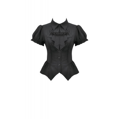 Gothic Lace Waist-Shaping Blouse (✦ Dark In Love) IW138