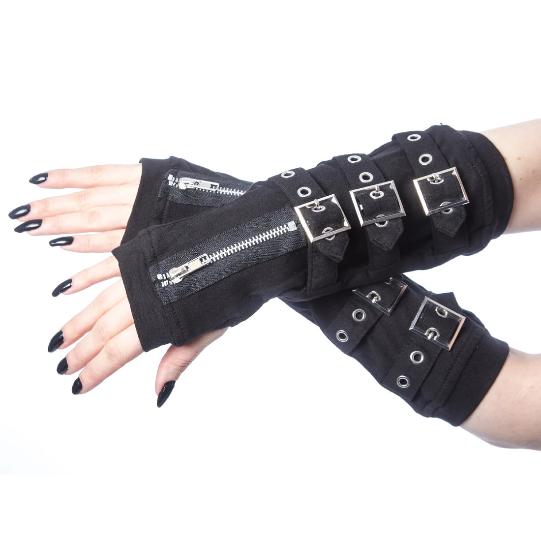 Omega Armwarmers (Black) (✦ Poizen Industries)