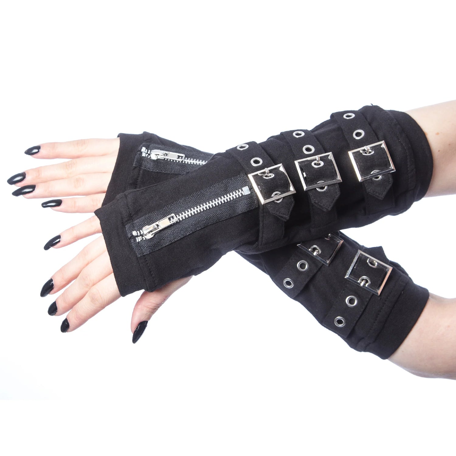 Omega Armwarmers (Black) (✦ Poizen Industries)