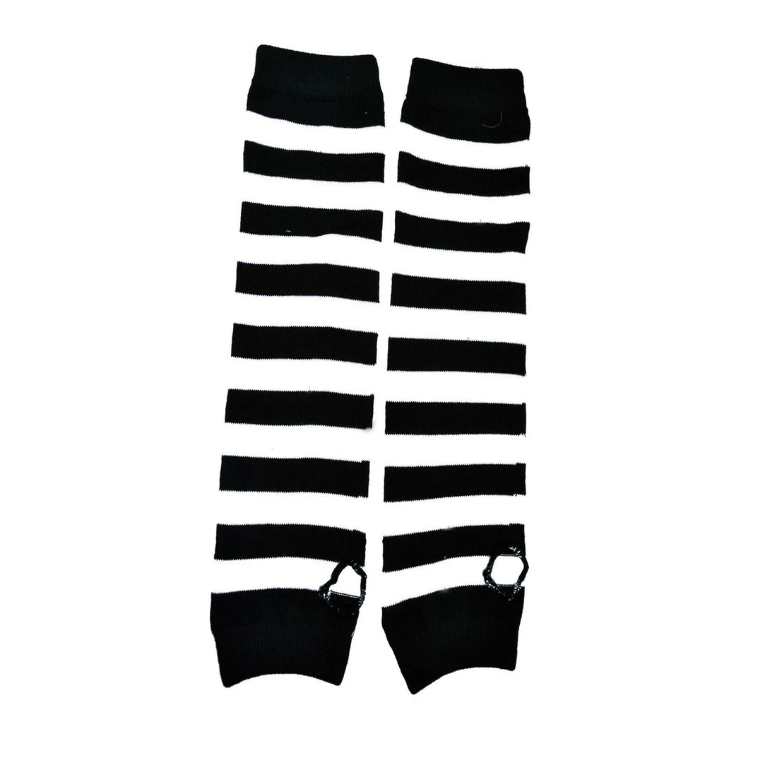 Stripe Armwarmers (Black/White Stripes) (✦ Poizen Industries)