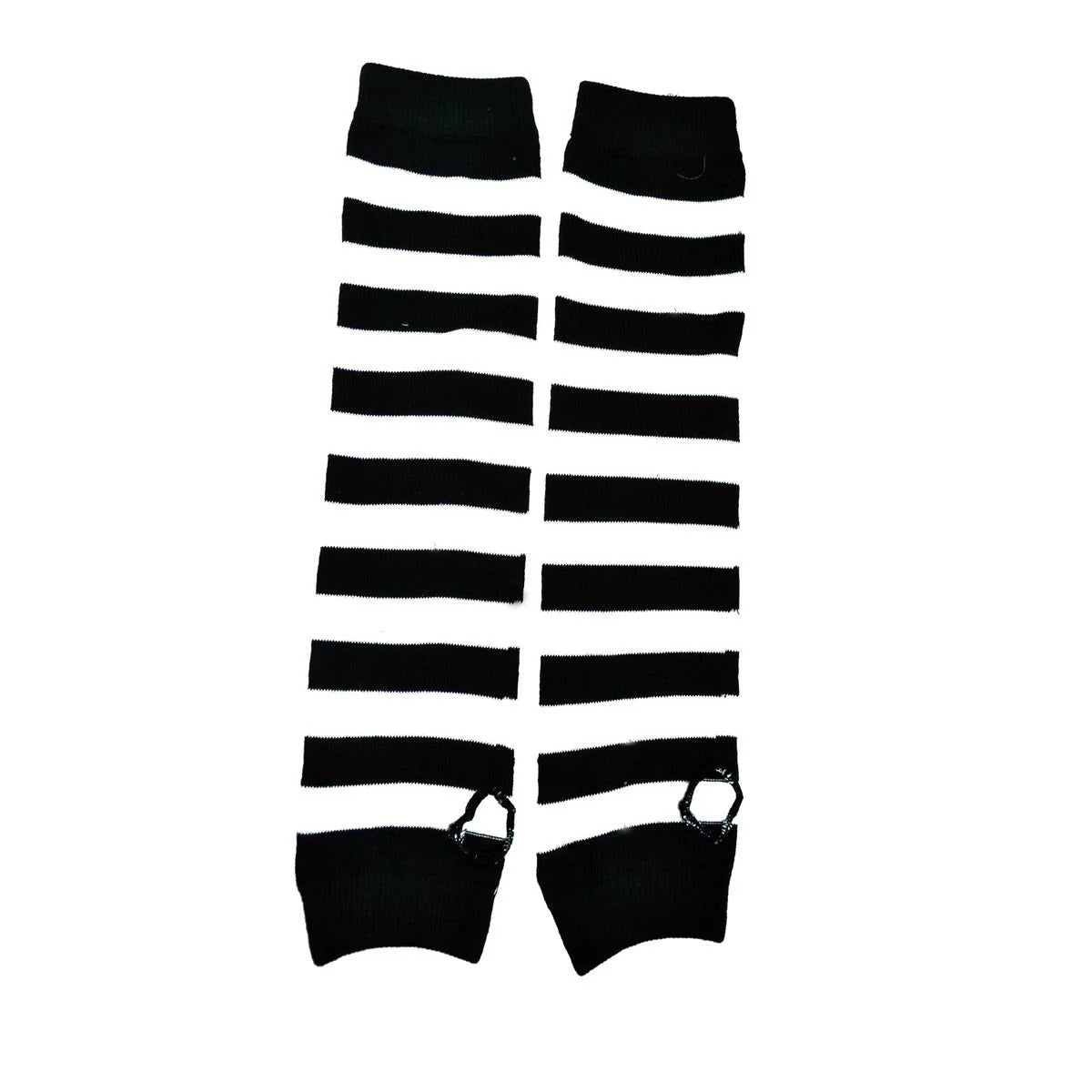 Stripe Armwarmers (Black/White Stripes) (✦ Poizen Industries)