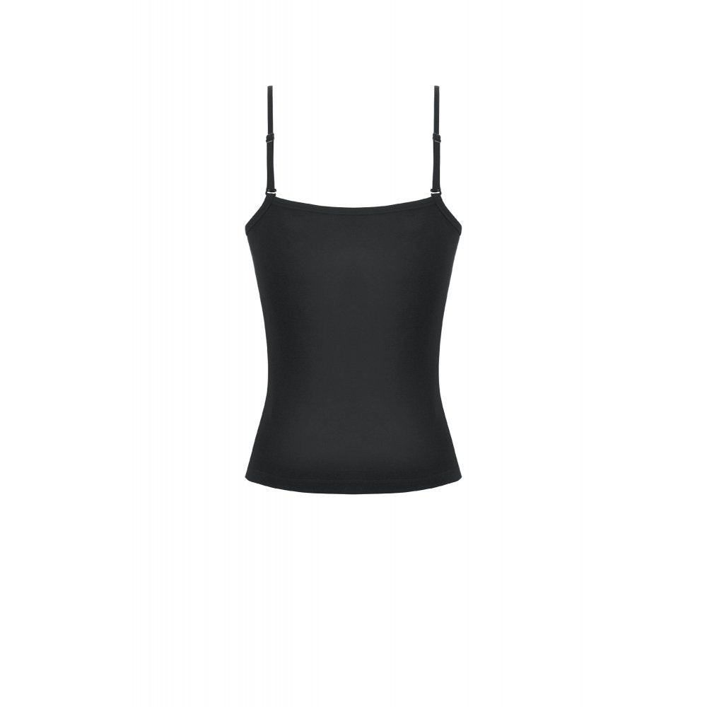 Gothic Punk Cami Top with Key Pendant (✦ Dark In Love) TW692