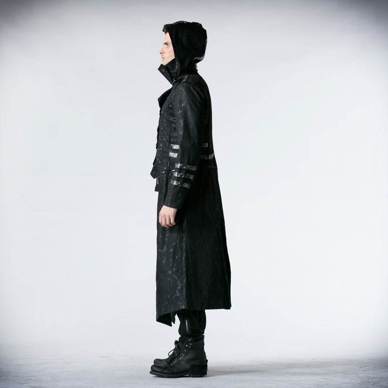 SOLD! Gothic Mens Long Winter Coat (✦ Punk Rave) Y-364 - ONE-OFF/Einzelstück - Size X-Large