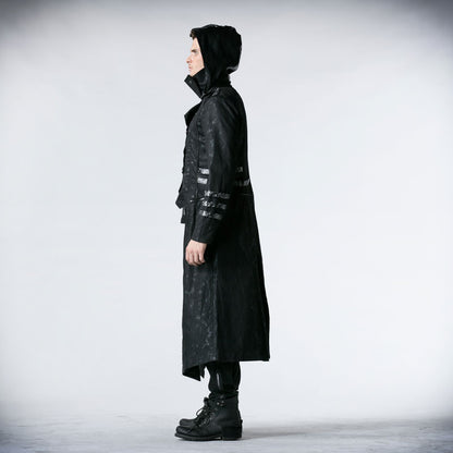 SOLD! Gothic Mens Long Winter Coat (✦ Punk Rave) Y-364 - ONE-OFF/Einzelstück - Size X-Large