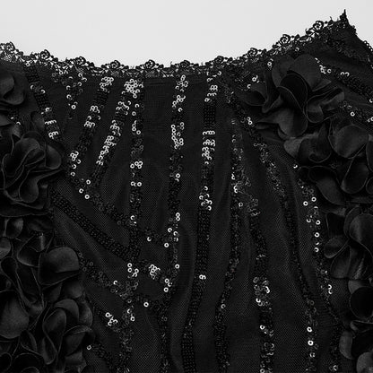Cool And Elegant Wrap A-Line Skirt (✦ Punk Rave) WQ-720BQF - ONE-OFF/Einzelstück