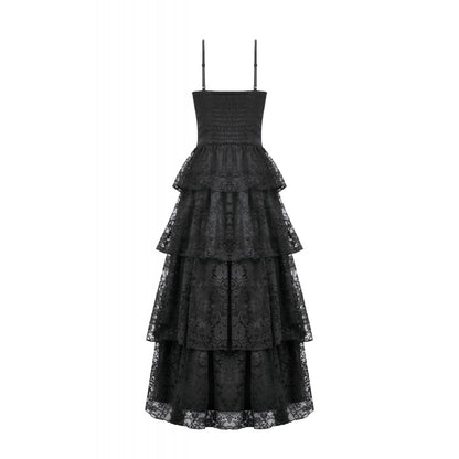 Gothic Satin Lace Dress (✦ Dark In Love) DW1154