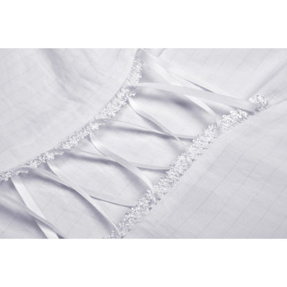 Gothic ruffle neckline blouse - White (✦ Dark In Love)