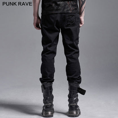 Gothboy Decadent Pants (Black) (✦ Punk Rave)