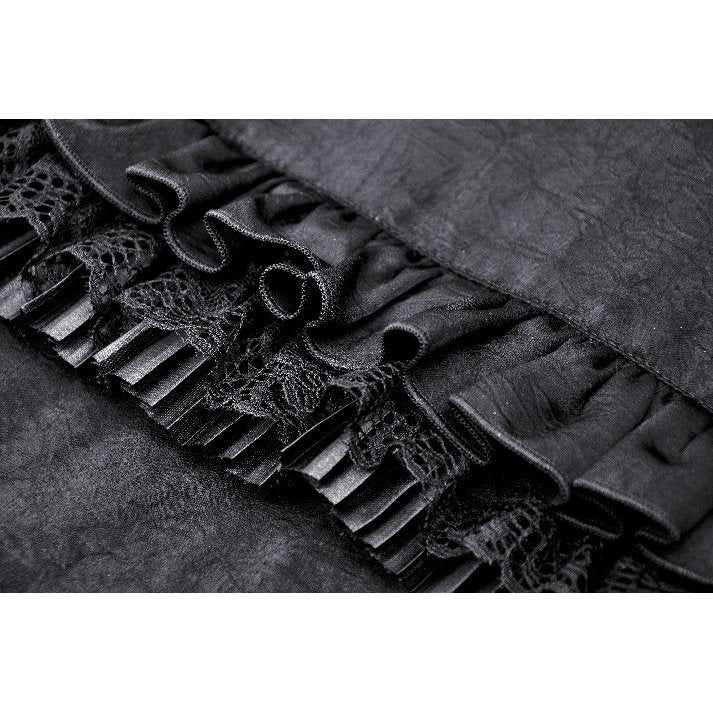 Black dolly ruffled blouse (✦ Dark In Love)