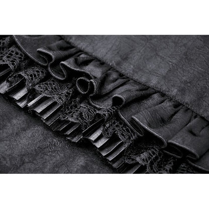 Black dolly ruffled blouse (✦ Dark In Love)