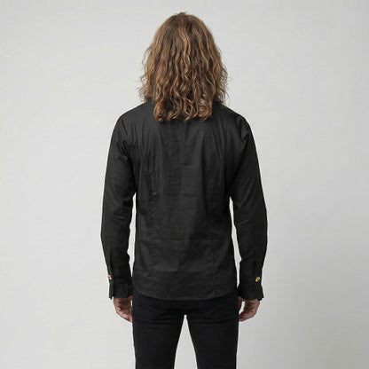 Victorian Frill Shirt (Black) (✦ Aderlass)