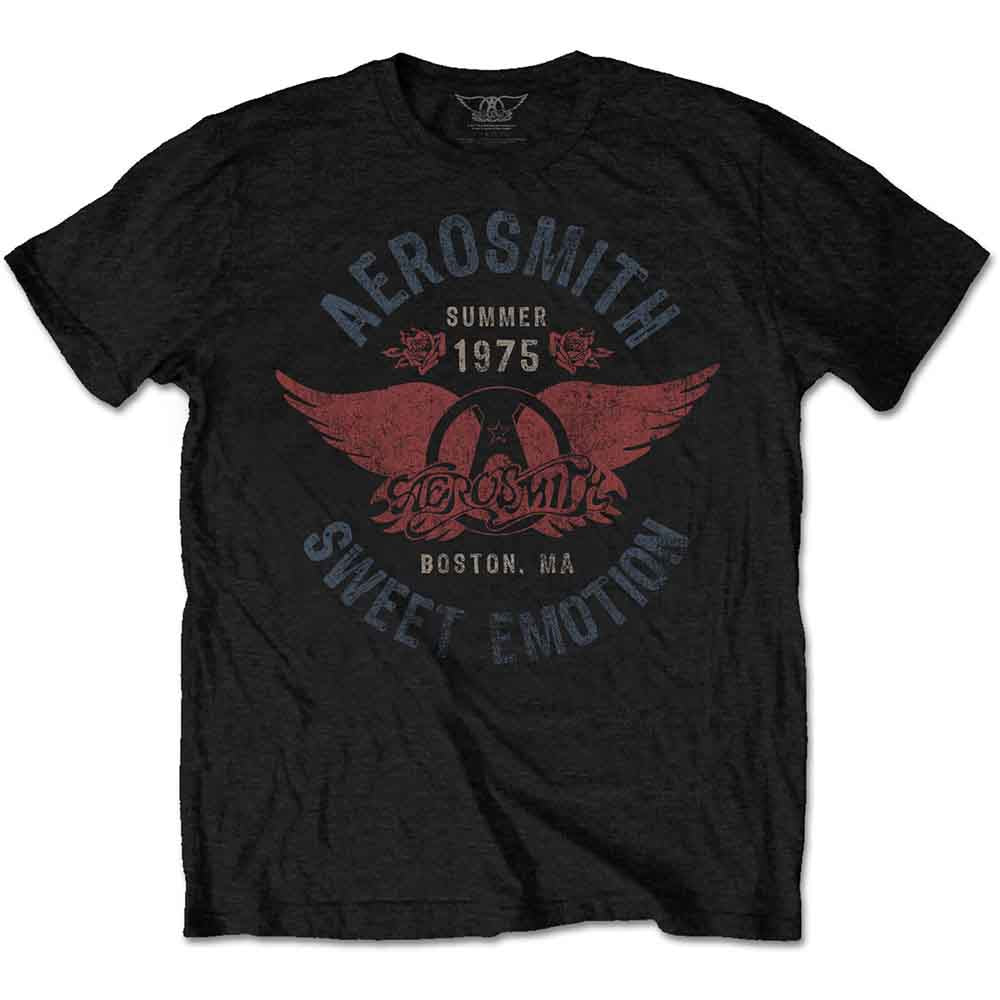 Aerosmith Unisex T-Shirt: Sweet Emotion (Black)