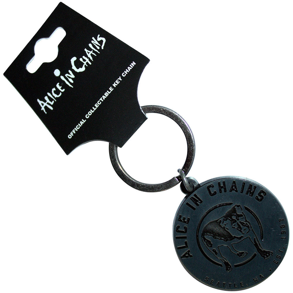 Alice In Chains Keychain: Three-Legged Dog 