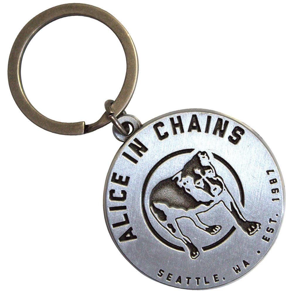 Alice In Chains Keychain: Three-Legged Dog 