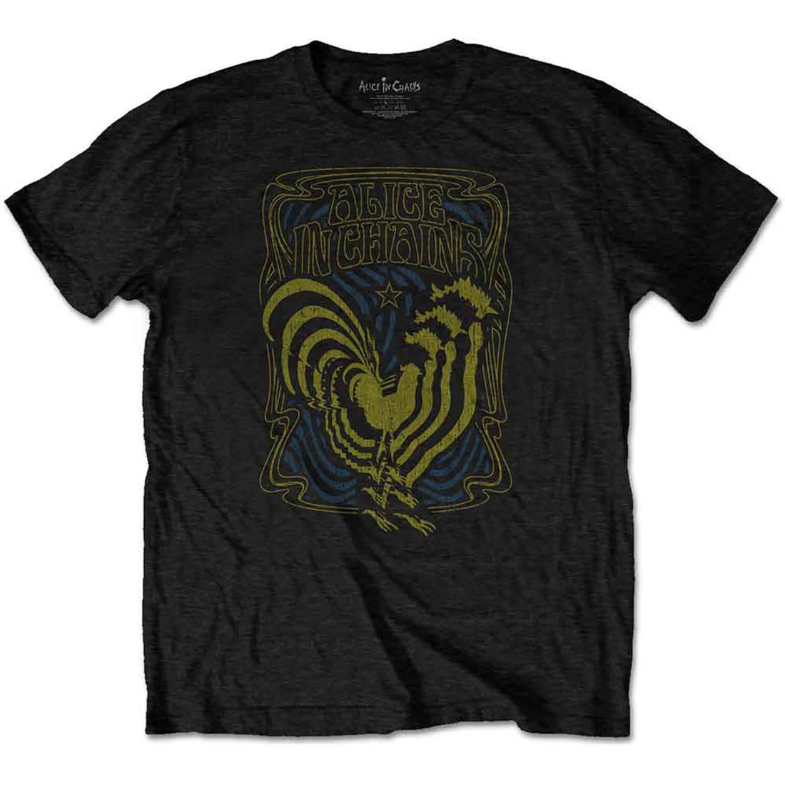 Shirt: Psychedelic Rooster (Black)