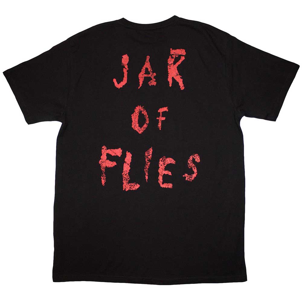 Alice In Chains Unisex T-Shirt: Jar of Flies (Black) (Back Print) 