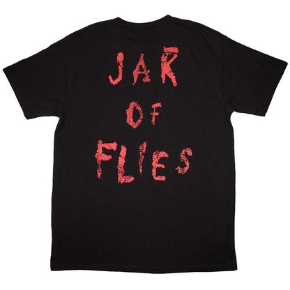 Alice In Chains Unisex T-Shirt: Jar of Flies (Black) (Back Print)