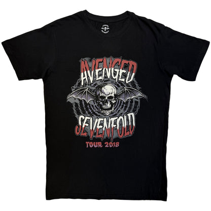 Avenged Sevenfold Unisex Premium Carbon T-Shirt: Tour &