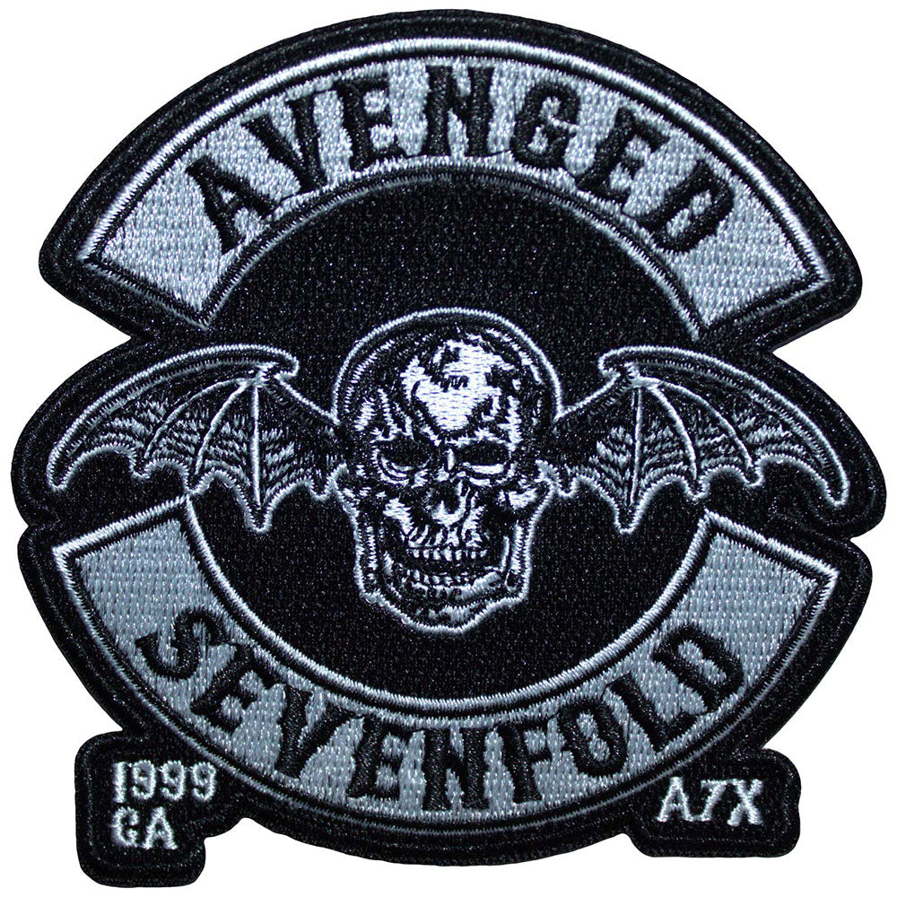 Avenged Sevenfold Standard Patch: Deathbat Crest Cut-Out 