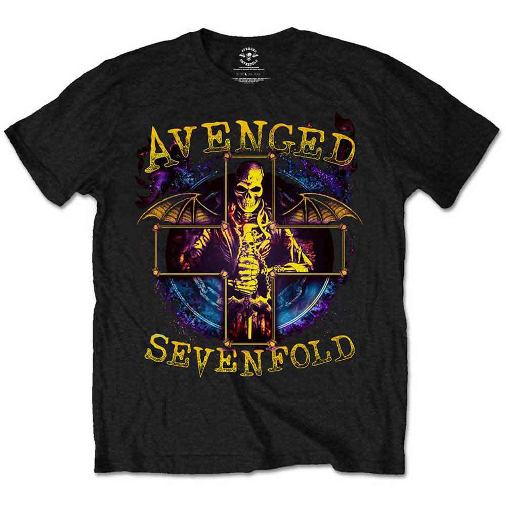 Avenged Sevenfold Unisex T-Shirt: Stellar (Black)