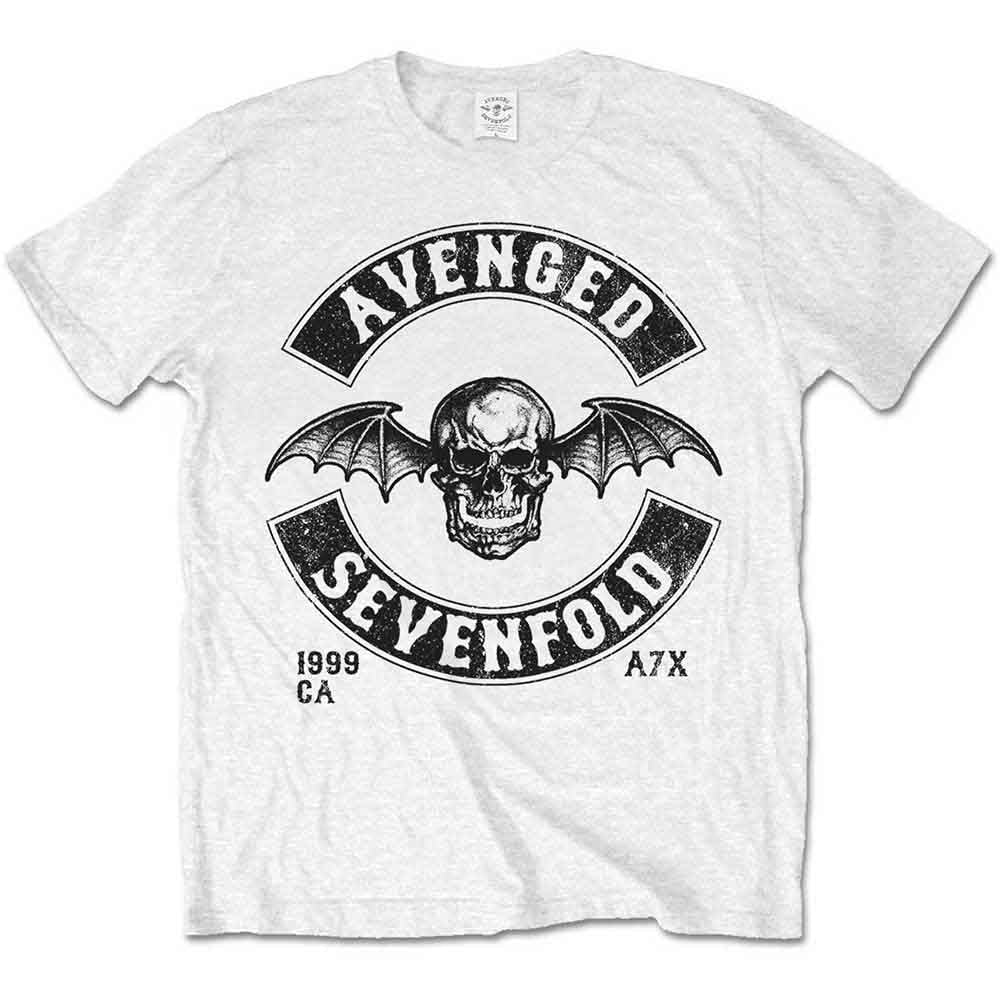 Avenged Sevenfold Unisex T-Shirt: Moto Seal (White)