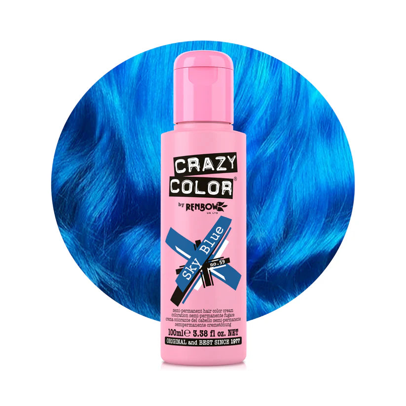 Crazy Color Sky Blue