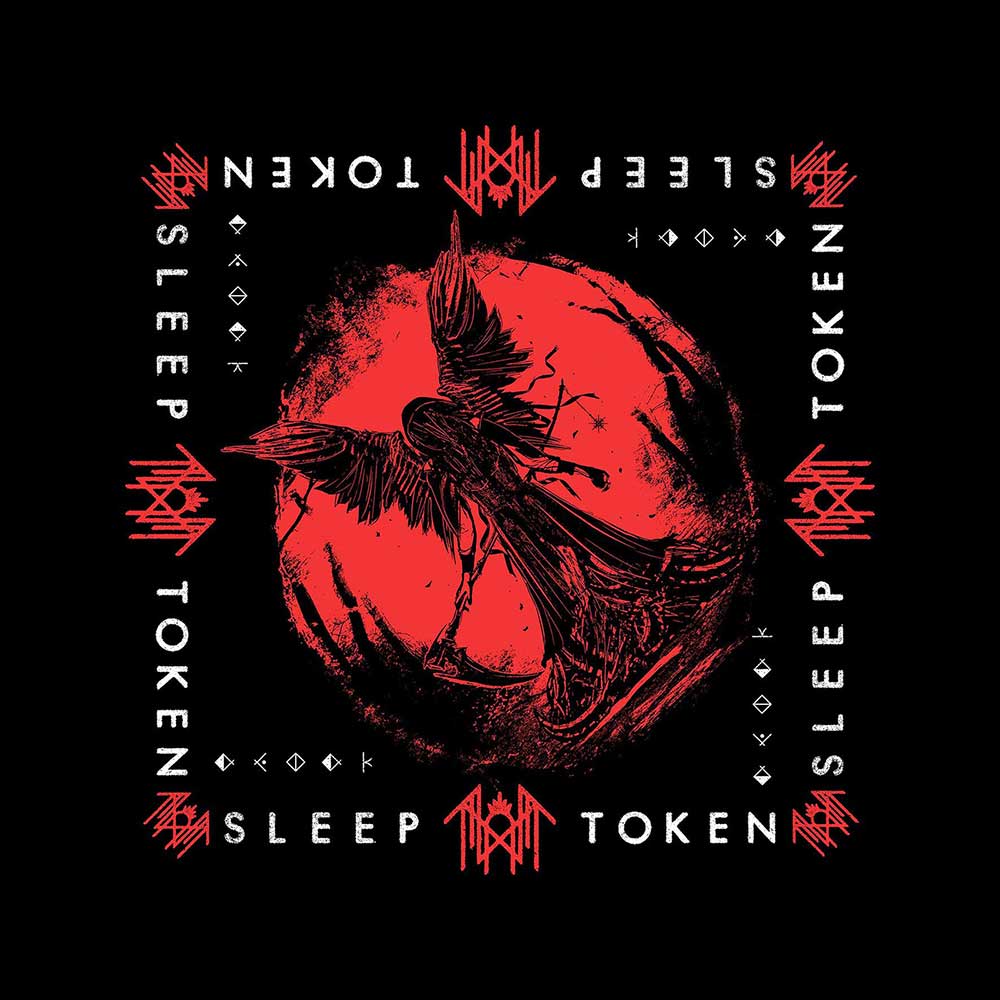 Sleep Token Unisex Bandana: Take Me Back To Eden (Black)