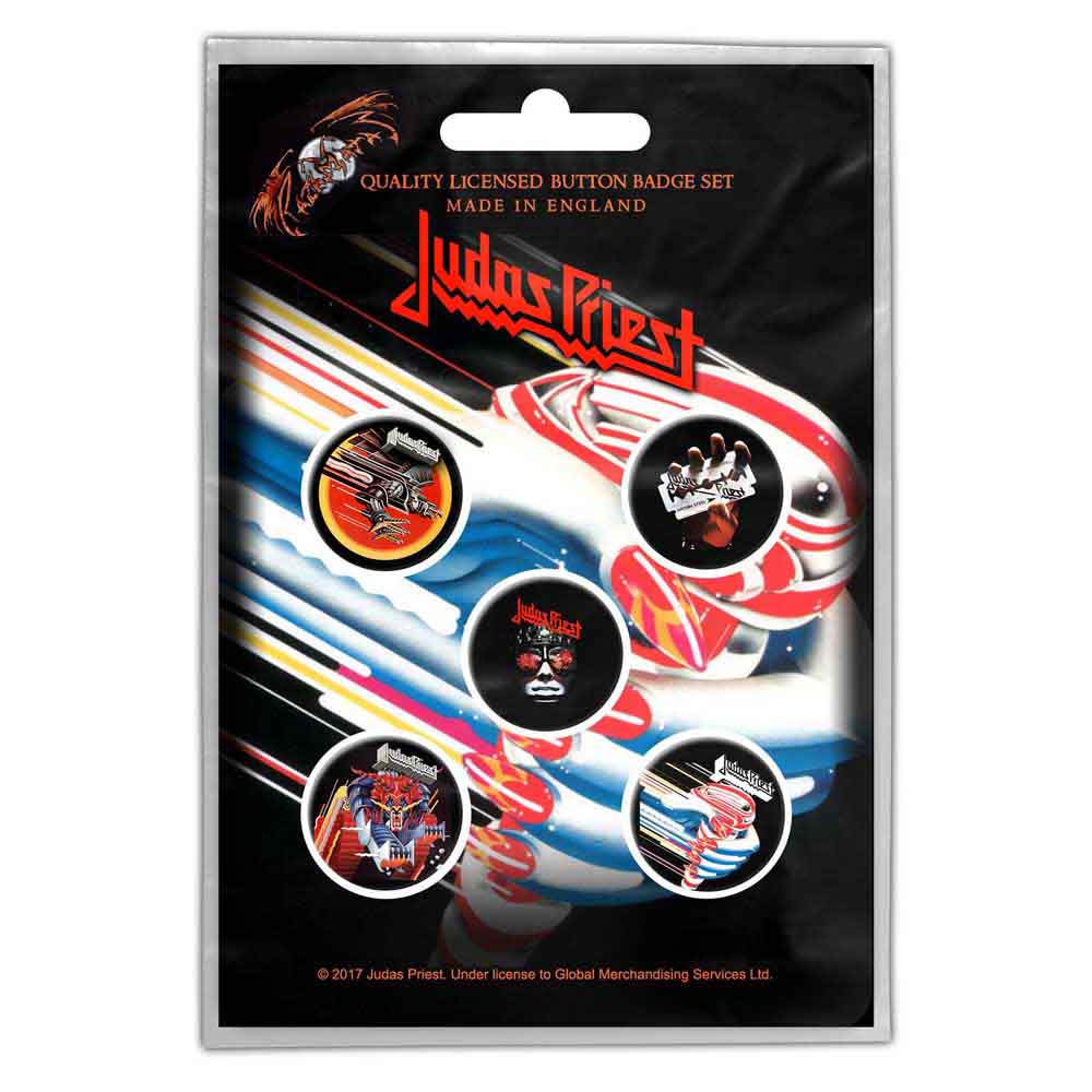 Judas Priest Button Badge Pack: Turbo 