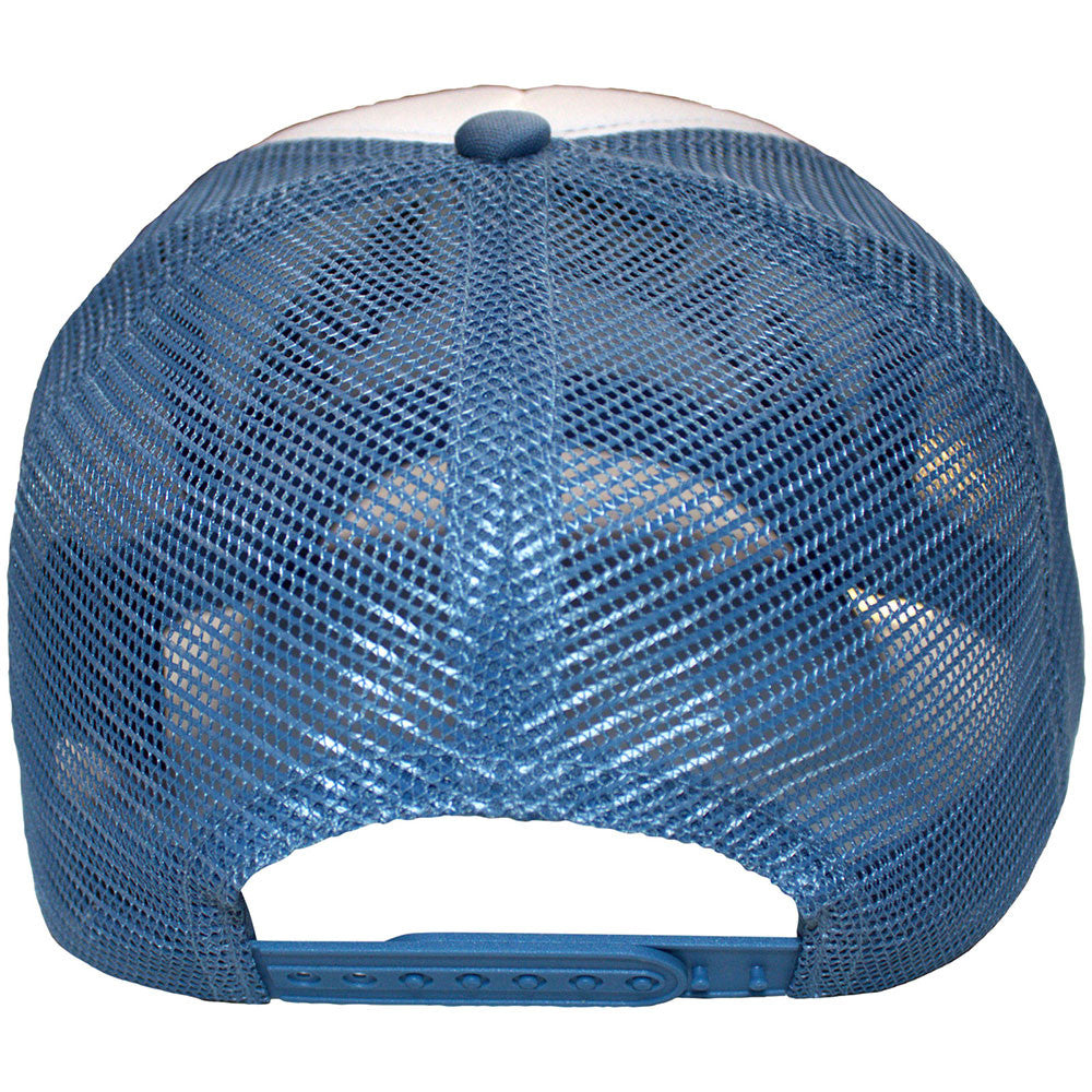 The Beastie Boys Unisex Mesh Back Cap: Text Logo (White &amp; Denim Blue)