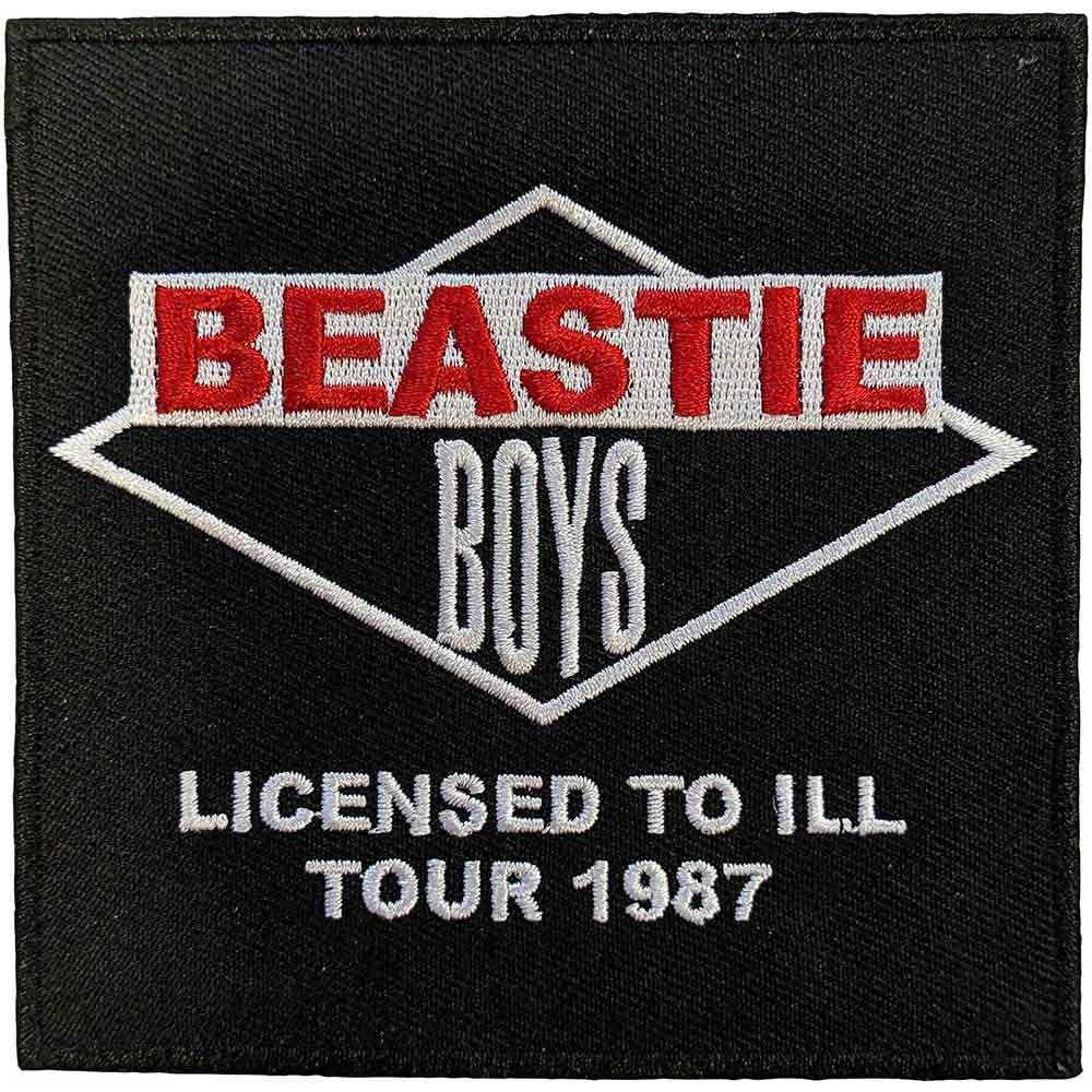 Beastie Boys Standard Patch: Licensed To Ill Tour 1987 
