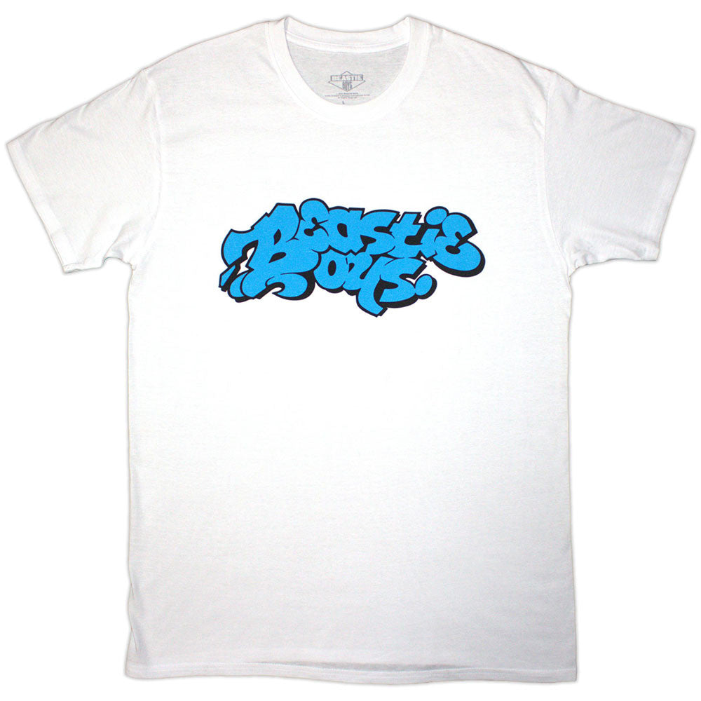 Beastie Boys Unisex T-Shirt: Graffiti Logo (White)